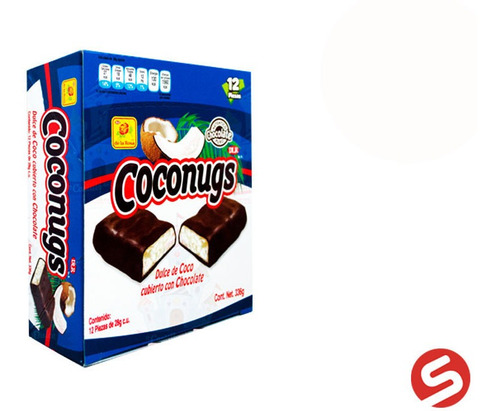 Chocolate Coconugs 12pzs