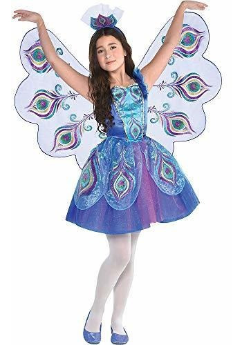 Suit Yourself Pretty Peacock Costume For Girls, Size Small, 