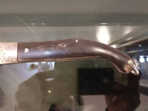Imagen 4 de 10 de Antigua Navaja Con Cachas De Asta Y Metal 11cm De Hoja