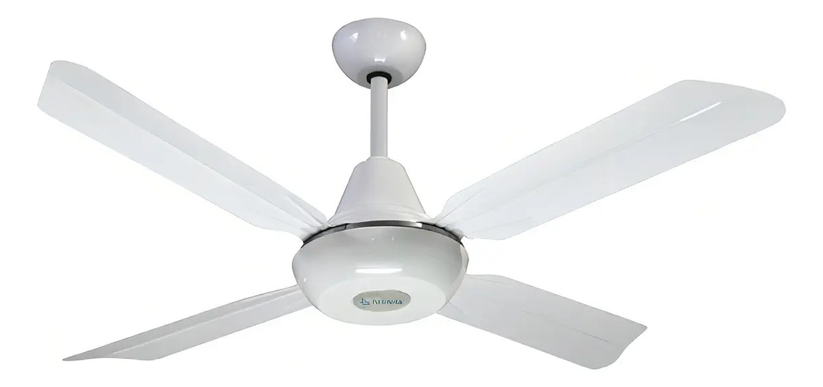 Ventilador Techo Luz Led Panel 12w Blanco 4 Palas