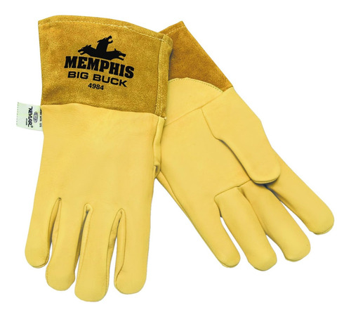 Mcr Safety 4984s Big Buck - Guantes De Soldador Mig/tig De P