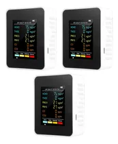 Comprar Detector De Calidad Del Aire 3x 6 En 1 Pm2.5 Pm10 Hcho Tvoc