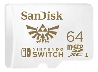 Cartão de memória SanDisk SDSQXAT-064G-GNCZN Nintendo 64GB