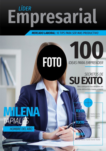 Cartel Recibida Tapa Empresarial - Imprimible Personalizada