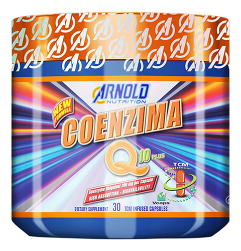 Coenzima Q10 Plus Arnold (30 Caps) Ubiquinol 200mg Por Caps Sabor Sem Sabor