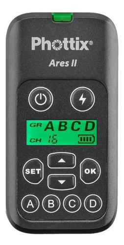 Disparador Radio Flash Ares 2 Phottix Solo Emisor