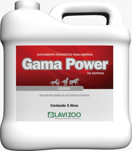 Suplemento Energetico Para Equinos - Gama Power 5 Lt Lavizoo