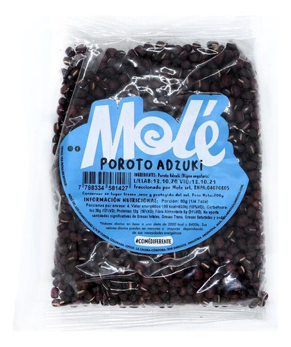 Poroto Adzuki Molé 200 Gramos