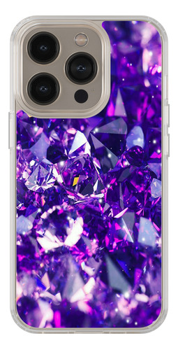 Funda Transparente Para iPhone  De Mosaico De Diamantes,