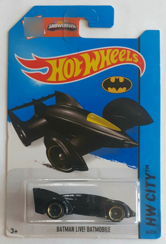 Hot Wheels 2015, Batman Live Batmobile - 65/250 - ( Negro )