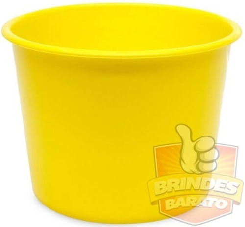 30 Baldinhos De 1,5l - Baldes Para Personalizar - Amarelo