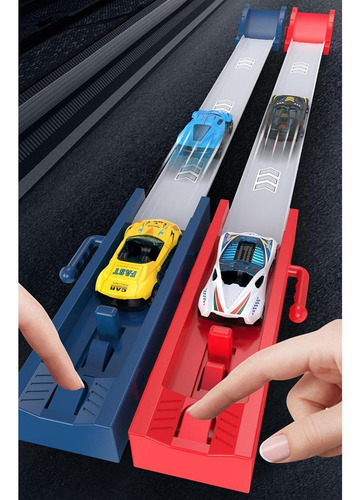 Pistas De Carreras Para Niños, Montaje De Pistas 4 Pistas