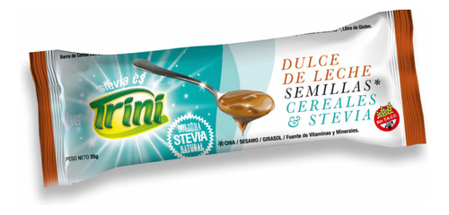 Barra De Cereales De Dulce De Leche Trini S/tacc Con Stevia 