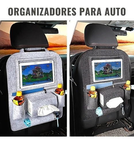 Organizador De Asiento De Auto Set X 2 Unidades