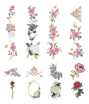 Comprar 100 Matrices P\u002F Maquinas De Bordar Rosas \u002F Flores