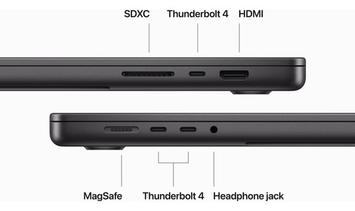 MacBook Pro MacBook Pro 16" M3 Pro 16" space black 18GB de Ram - 512GB SSD - Apple M3 - Excelente (Reacondicionado)