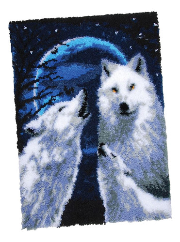Wolves Latch Diy Kit Para Hacer Alfombras Kit Para Hacer