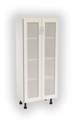 Aparador De Cocina 1,20 mts. Mueble Organizador Melamina Blanco