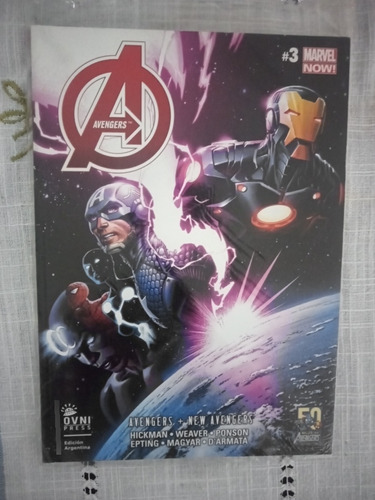 Comic Avengers + New Avengers Num 3 Marvel Now Ovni Presa