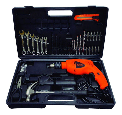 Kit Taladro Percutor De 1/2 Con 40 Accesorios Black & Decker