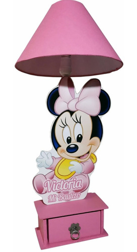 Lámpara De Tocador O De Buro Minnie Mouse Bebe Infantil 