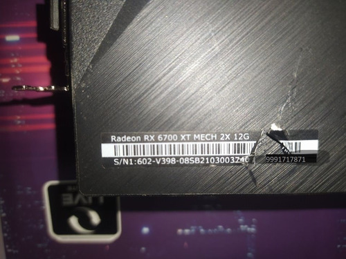 Msi Mech Radeon Rx 6700 Xt 2x 12g Oc Edition 12gb Como Nueva (Usado)