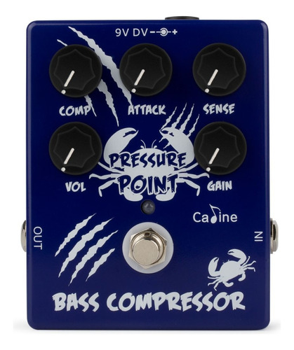 Pedal De Efectos De Bajo Caline Cp-45 Pressure Point Compres