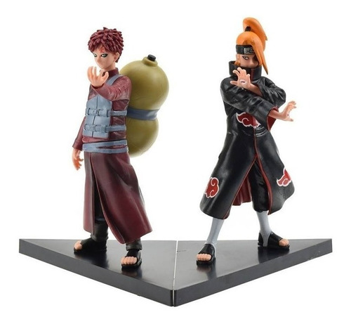 Figura Gaara Y Deidara Colección Set X2 Naruto Anime  