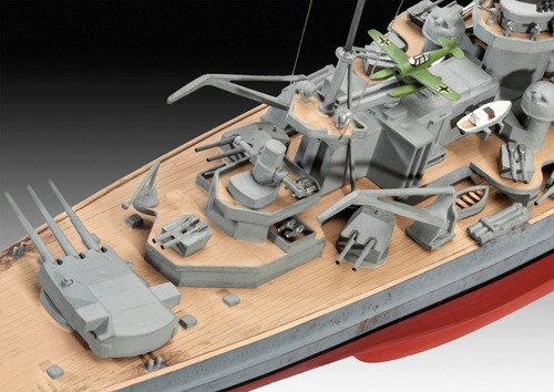 Imagen 4 de 7 de Acorazado Bismarck - 1/700 Revell 05098