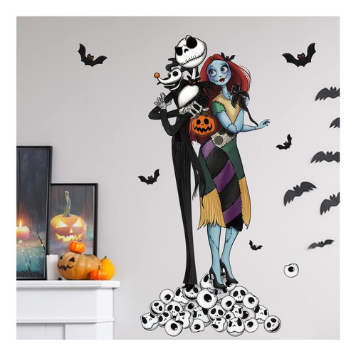 Mfault Halloween N Before Pegatinas De Pared Navideñas, Bat