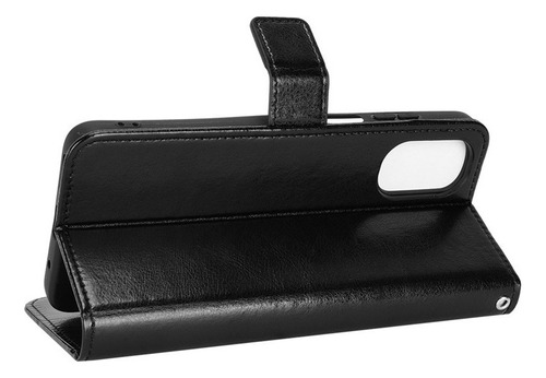 Funda Tipo Cartera De Piel Con Tapa Para Motorola E32
