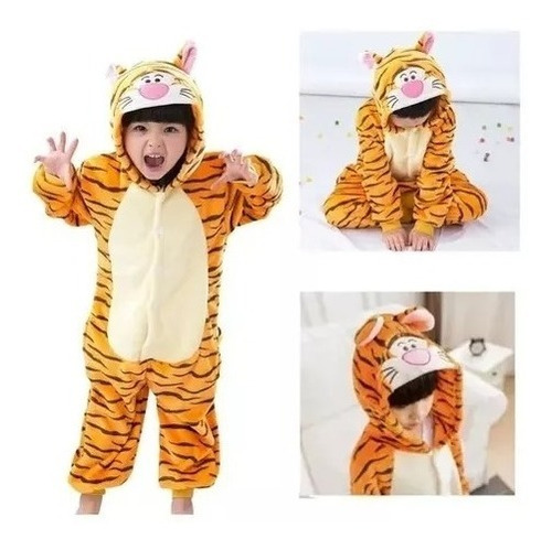 Pijama Disfraz Tigre Polar Niños Diseños Animales