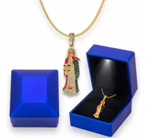 Comprar Collar Santa Muerte De 3 Potencias + Estuche De Lujo