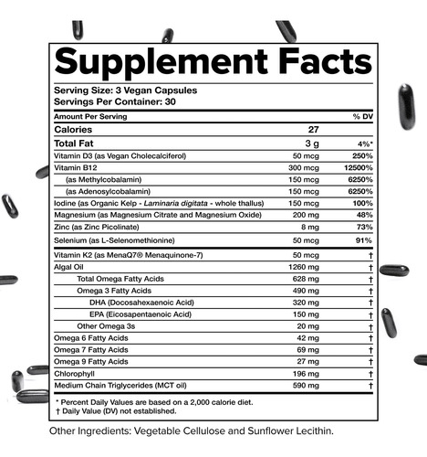 Complement Multivitamínico Vegano Y Spray B12 90 Cápsulas