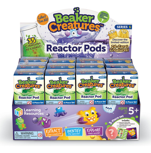 Learning Resources Beaker Creatures Reactor Pod, Paquete De
