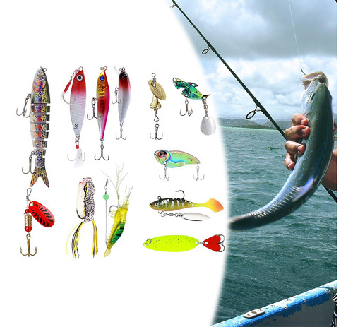 Calendario De Adviento De Pesca Juego De Señuelos De Pesca