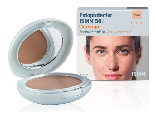Isdin Fotoprotector Compact Arena Spf50+ Protege Y Matifica