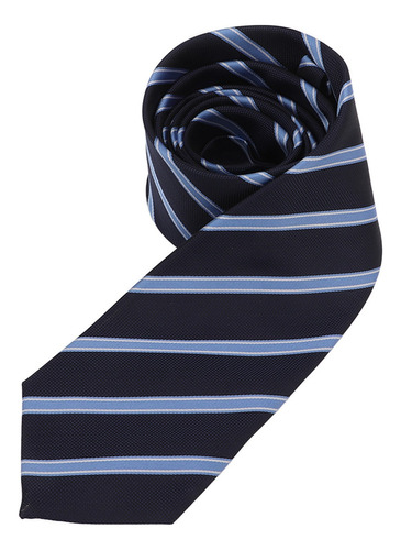 Corbata A Rayas Corbatas Para Hombre Clásico Azul Casual Bus