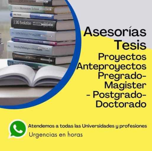 Tesis De Grado, Proyectos, Correcciones Y Aseorias