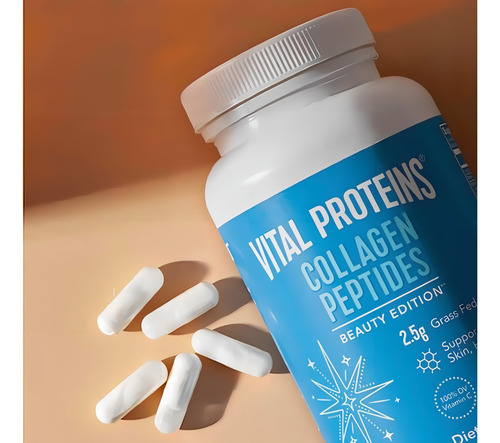 Vital Proteins Péptidos De Colágeno 150 Cápsulas Sabor Sin Sabor