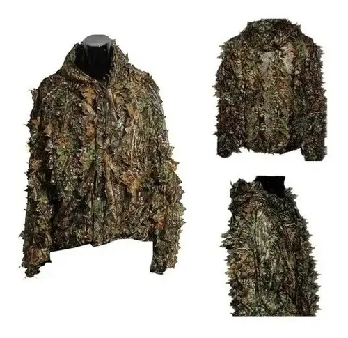 Roupa Camuflada Ghillie Sniper 3d ( Calça + Jaqueta) Gg E Xg