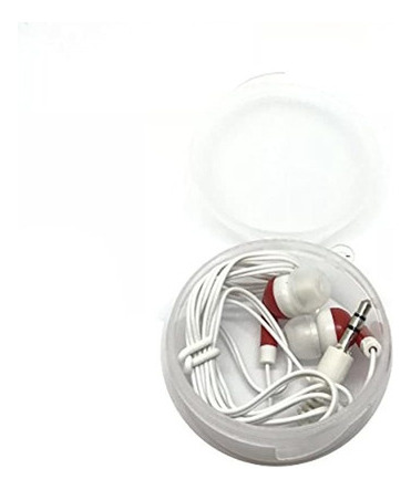 Tfd Supplies Wholesale Bulk Earbuds Headphones 50 Pack Para Color Red