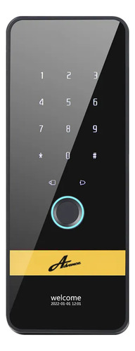 Fechadura Eletrônica Biometria E Aplicativo P/ Porta Vidro