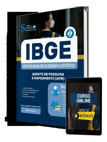Apostila Livro Apostila Ibge 2026 - Agente De Pesquisas E Mapeamento