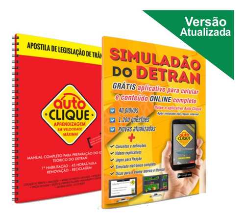 Livro De Legislação De Trânsito Completo + Apostila Com 40 Provas Simuladas Do Detran + App De Estudos Ronaldo Cardoso