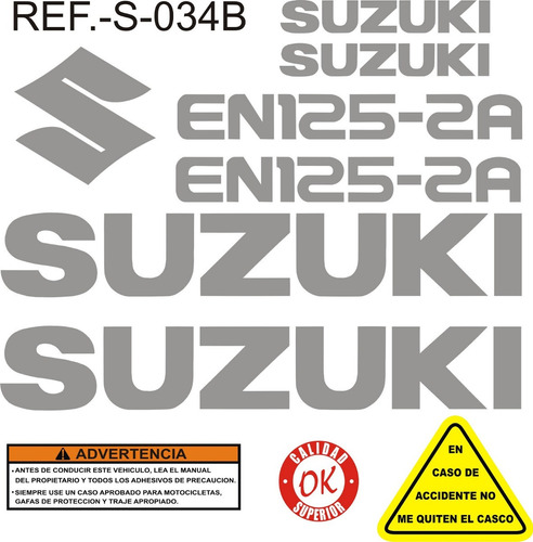 Calcomanias Suzuki En 125