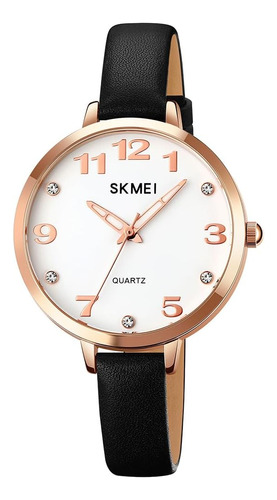 Skmei Relojes Para Mujer Correa De Cuero Para Mujer Moda Sim