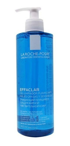 Imagen 1 de 2 de Gel Limpiador Piel Grasa Effaclar La Roche Posay 400ml