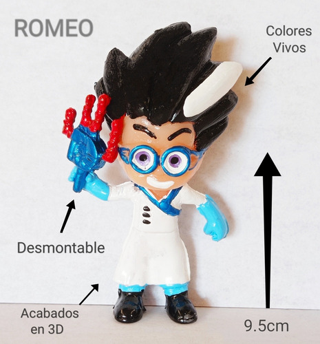 Muñecos Héroes En Pijamas Pjmask 6 Personajes Y Accesorios