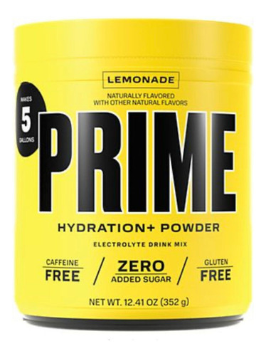 Prime Hydration+powder Electrolyte Drink Mix Lemonade 352 Gr